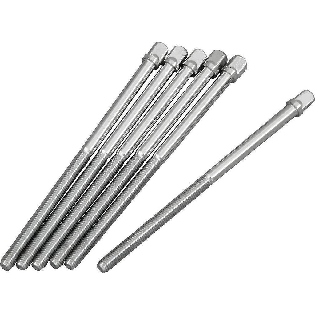 DW 3.75" Chrome Bass Tension Rods (6-Pack)