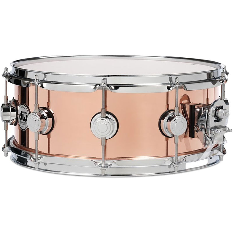 DW 5.5 x 14" Collector's Polished Copper Snare Drum