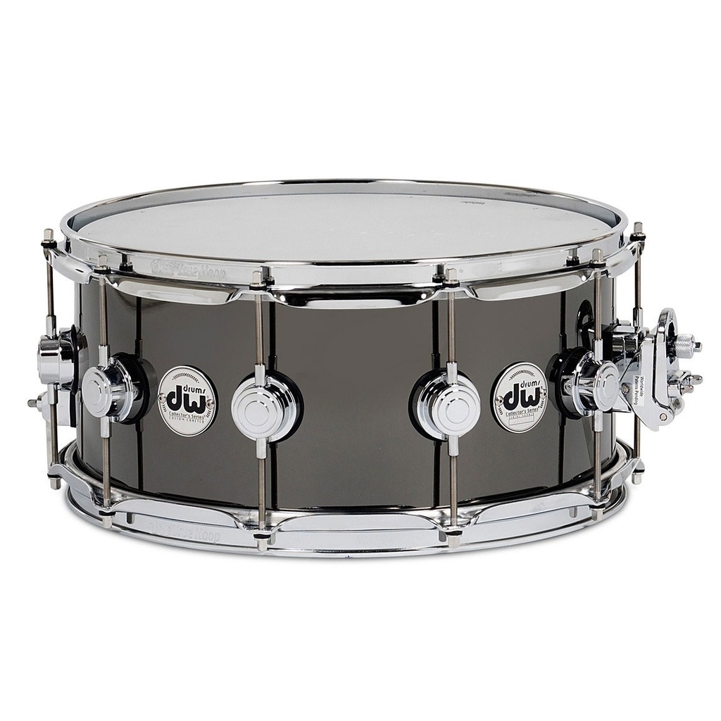 DW 5.5" x 14" Collector's Black Nickel Brass Snare w/ Chrome