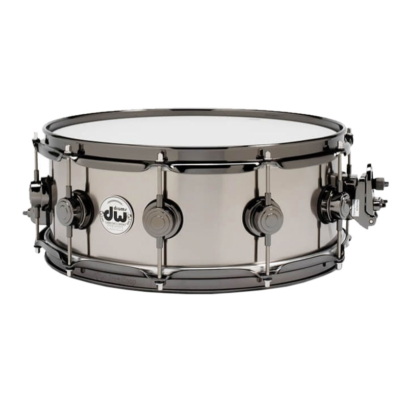 DW 5.5" x 14" Collector's Black Titanium Snare w/ Black Nickel