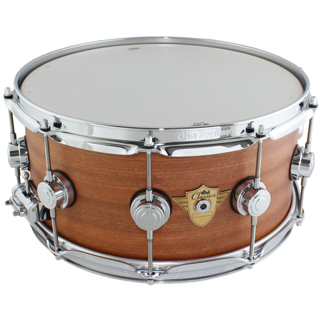 DW 6.5" x 14" Classic Snare Natural Hard Satin