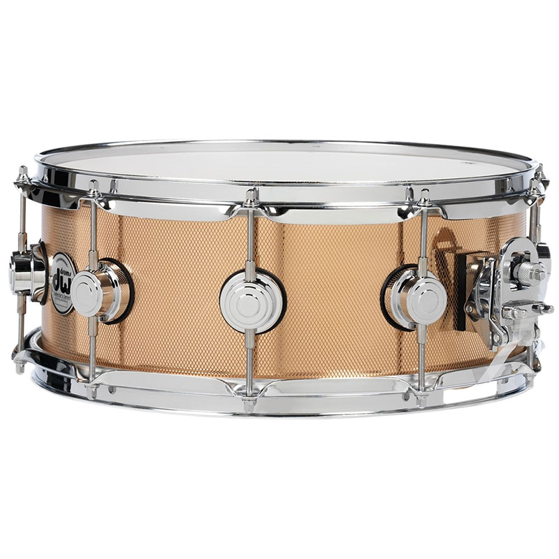 DW 6.5" x 14" Collector's Knurled Bell Bronze Snare w/ Chrome