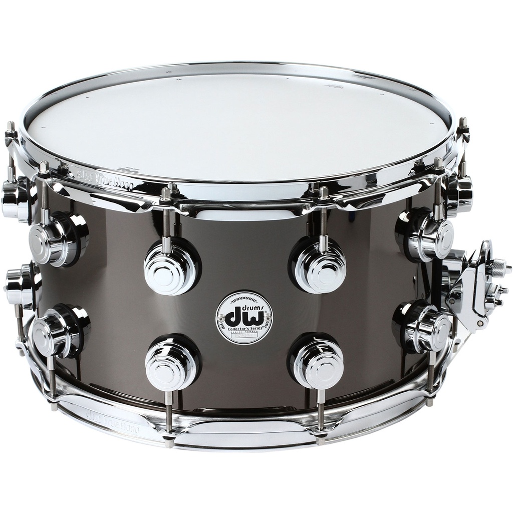 DW 8" x 14" Collector's Black Nickel over Brass Snare w/ Chrome