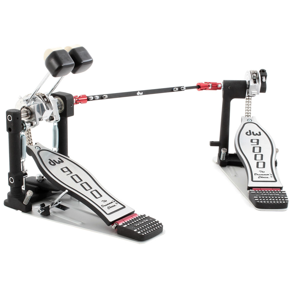 DW 9000 Series Left-Footed Double Bass Pedal with Case