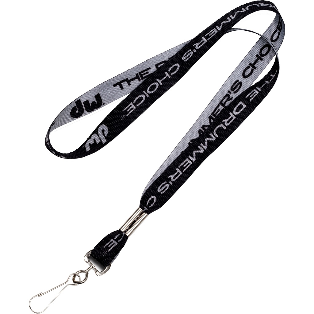 DW Black/Gray "Drummer's Choice" Lanyard