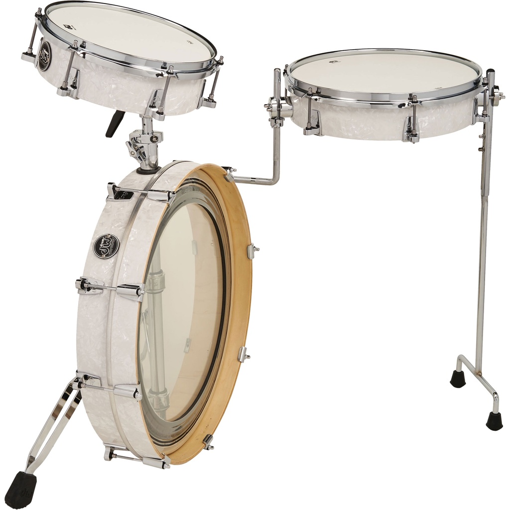 DW Performance 3-Piece LowPro Travel Drum Set (20B-10-13F)