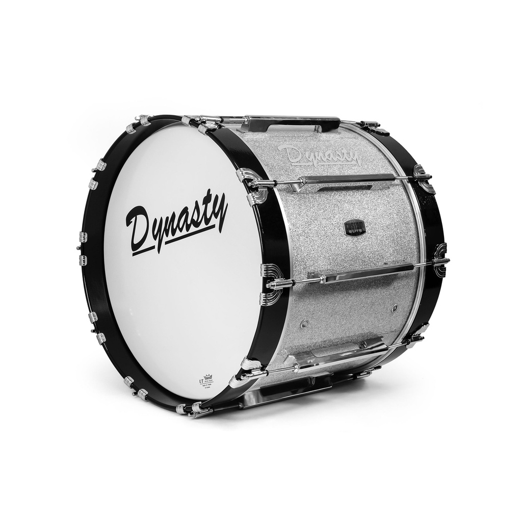 Dynasty 16" x 14" Marching Bass w/ Chrome in Sparkle