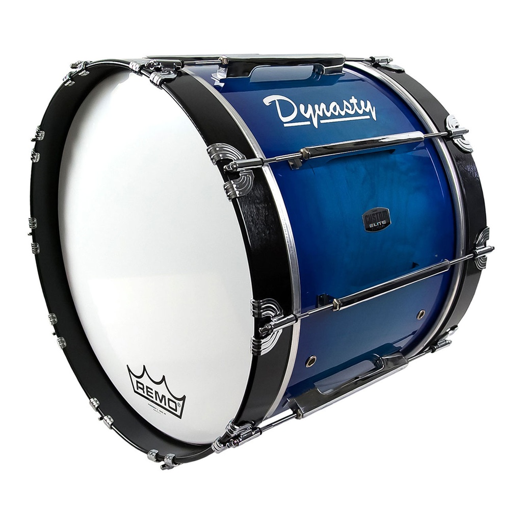 Dynasty 22" x 14" Marching Bass w/ Chrome in Lacquer