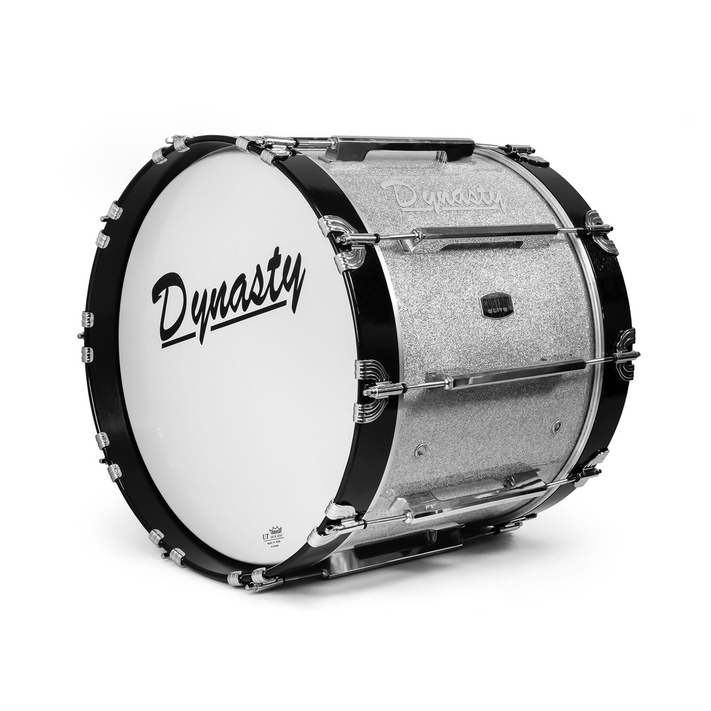 Dynasty 26" x 14" Marching Bass w/ Chrome in Sparkle