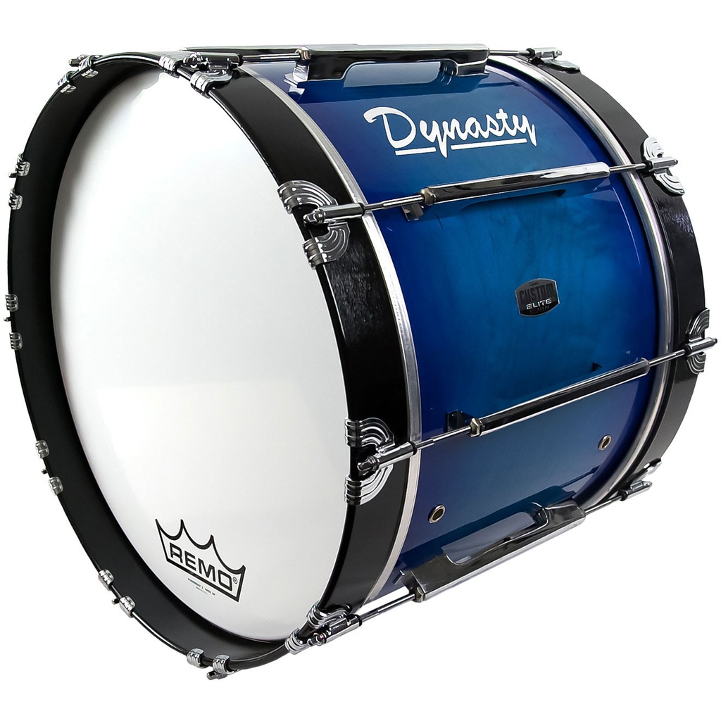 Dynasty 32" x 14" Marching Bass w/ Chrome in Lacquer
