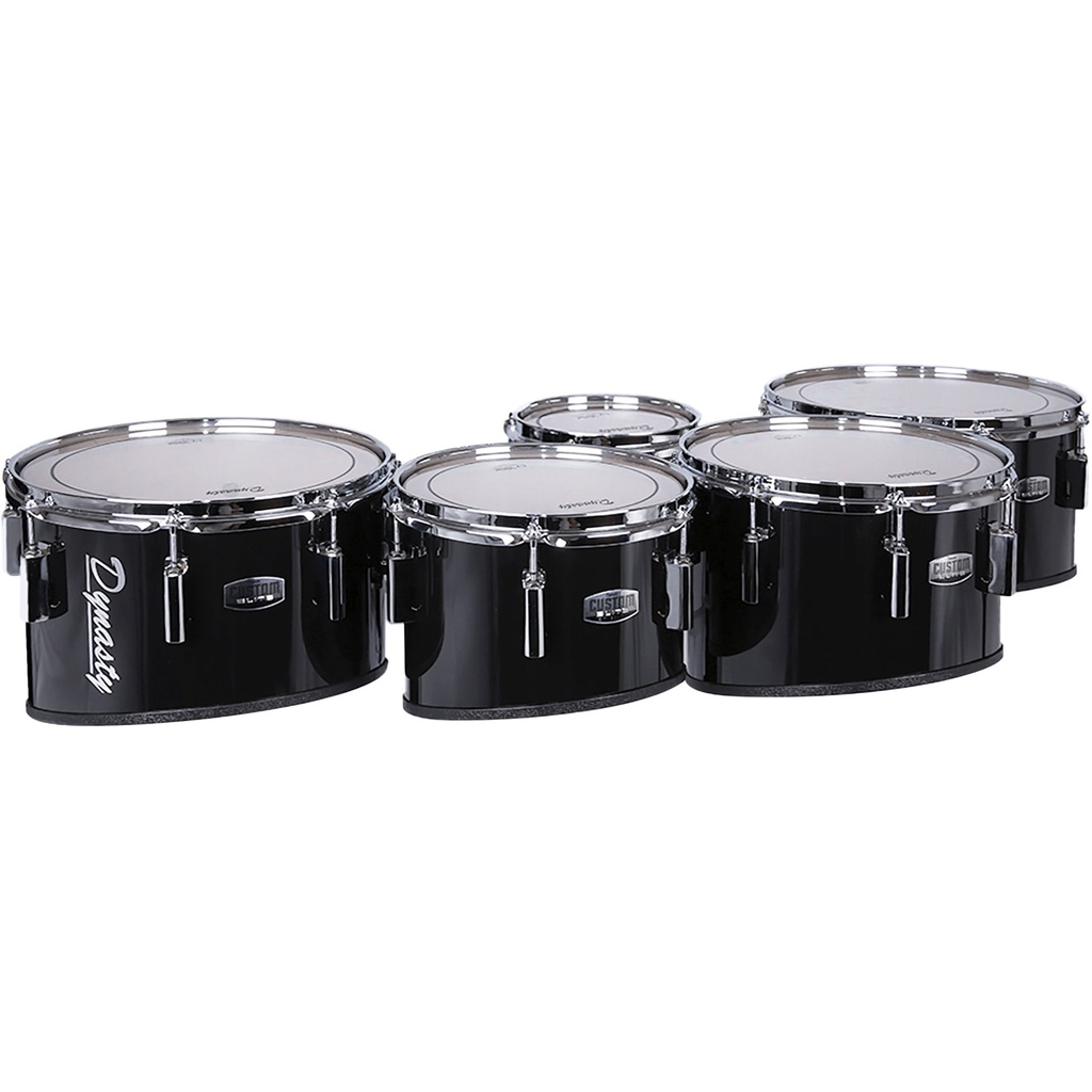Dynasty 8-10-12-13-14" Marching Tenors w/ Chrome in Black
