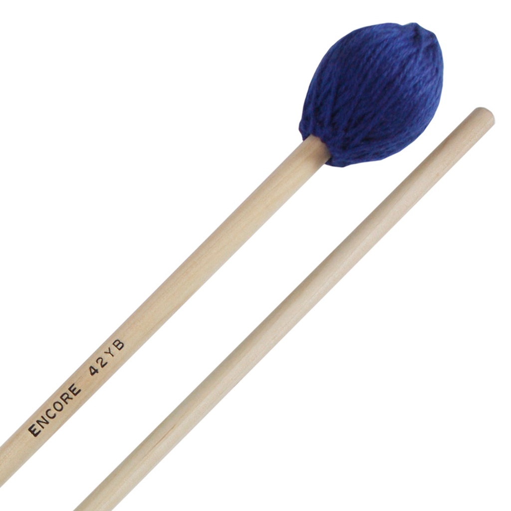 Encore Mallets Blue Medium Hard Yarn Marimba Birch