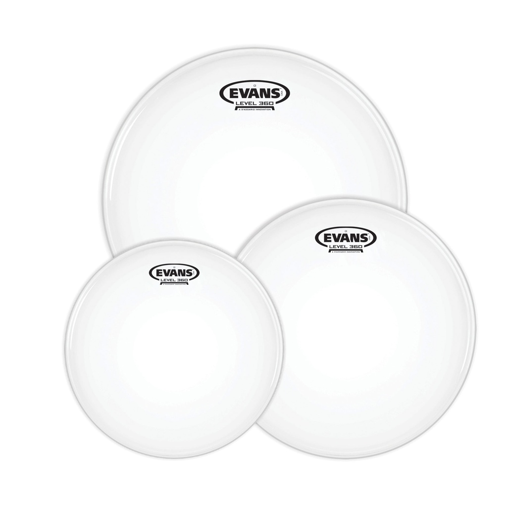 [ETP-G1CTD-F] Evans 10"/12"/14" G1 Coated Fusion Tom Head Pack