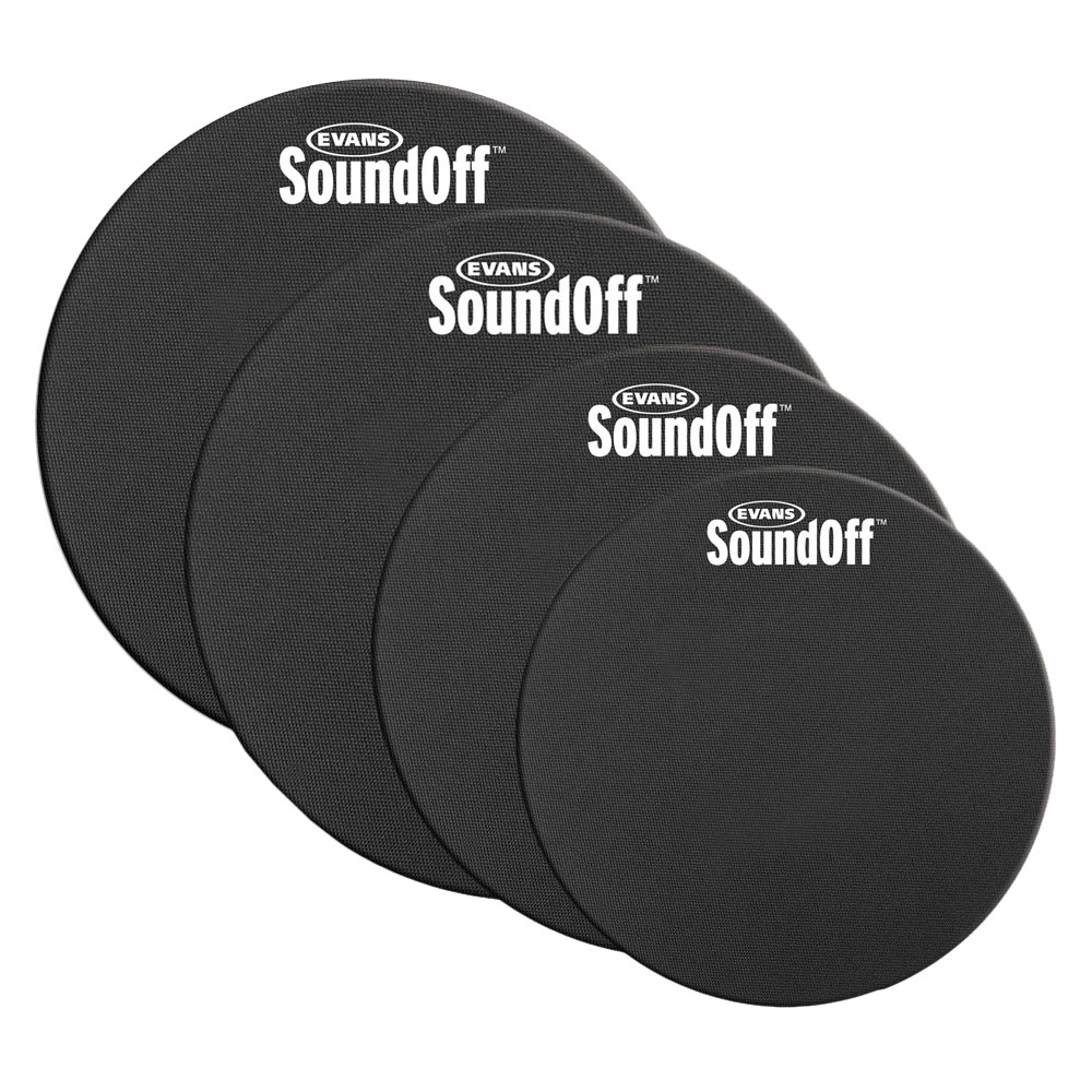 Evans 10-12-14-14" SoundOff Drum Mute Pack
