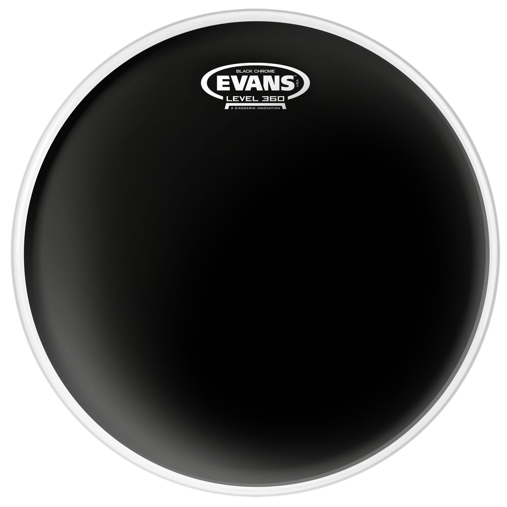 Evans 14" Black Chrome Head