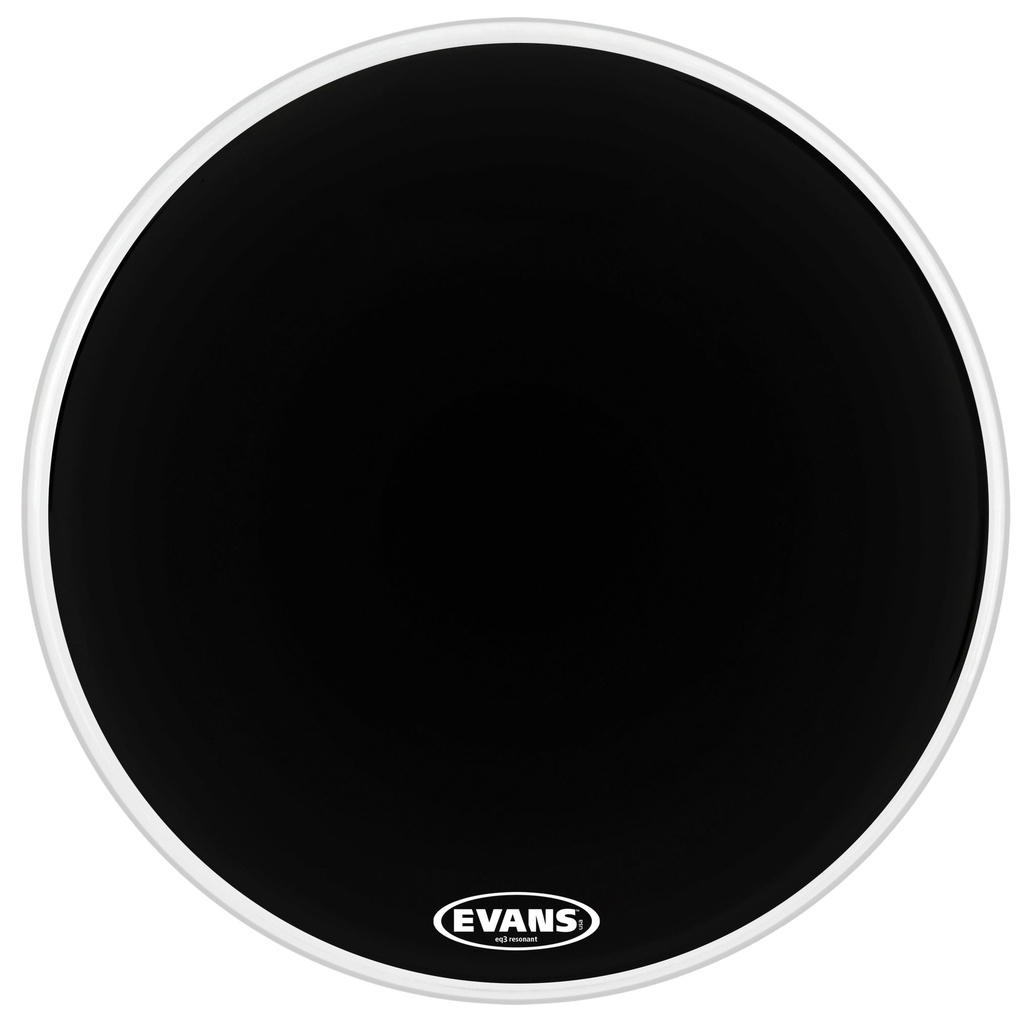 Evans 16" EQ3 Resonant Black Tom Head