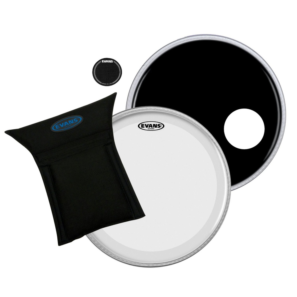 Evans 22" EQ3 System Bass Head Pack