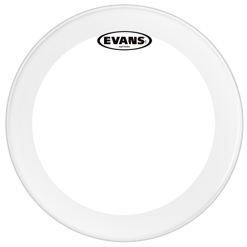 Evans 22" EQ4 Clear Bass Head