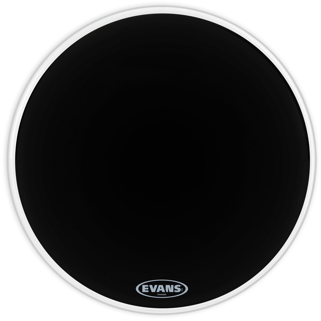 Evans 22" Resonant Black Bass Head