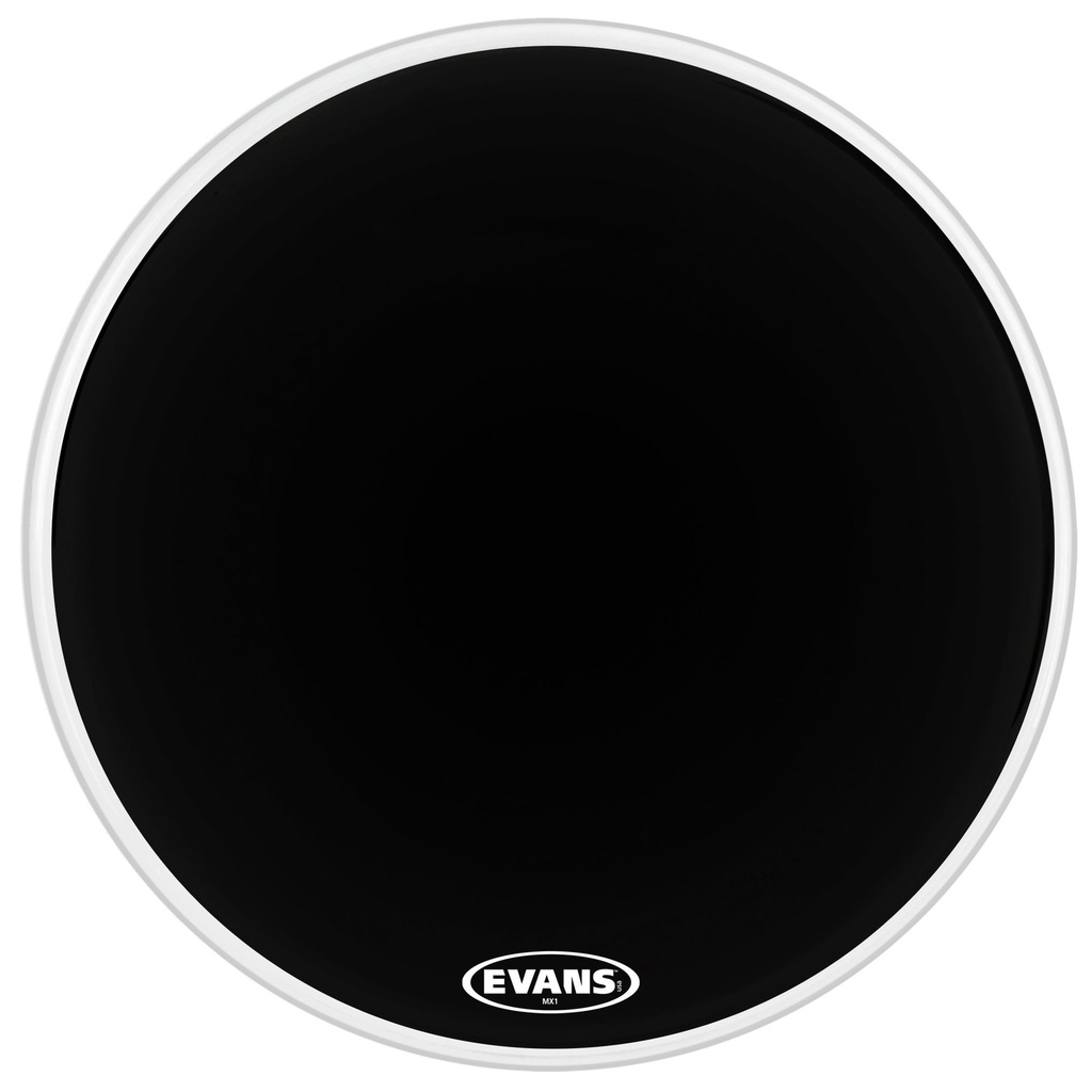 [BD30MX1B] Evans 30" MX1 Black Marching Bass Head