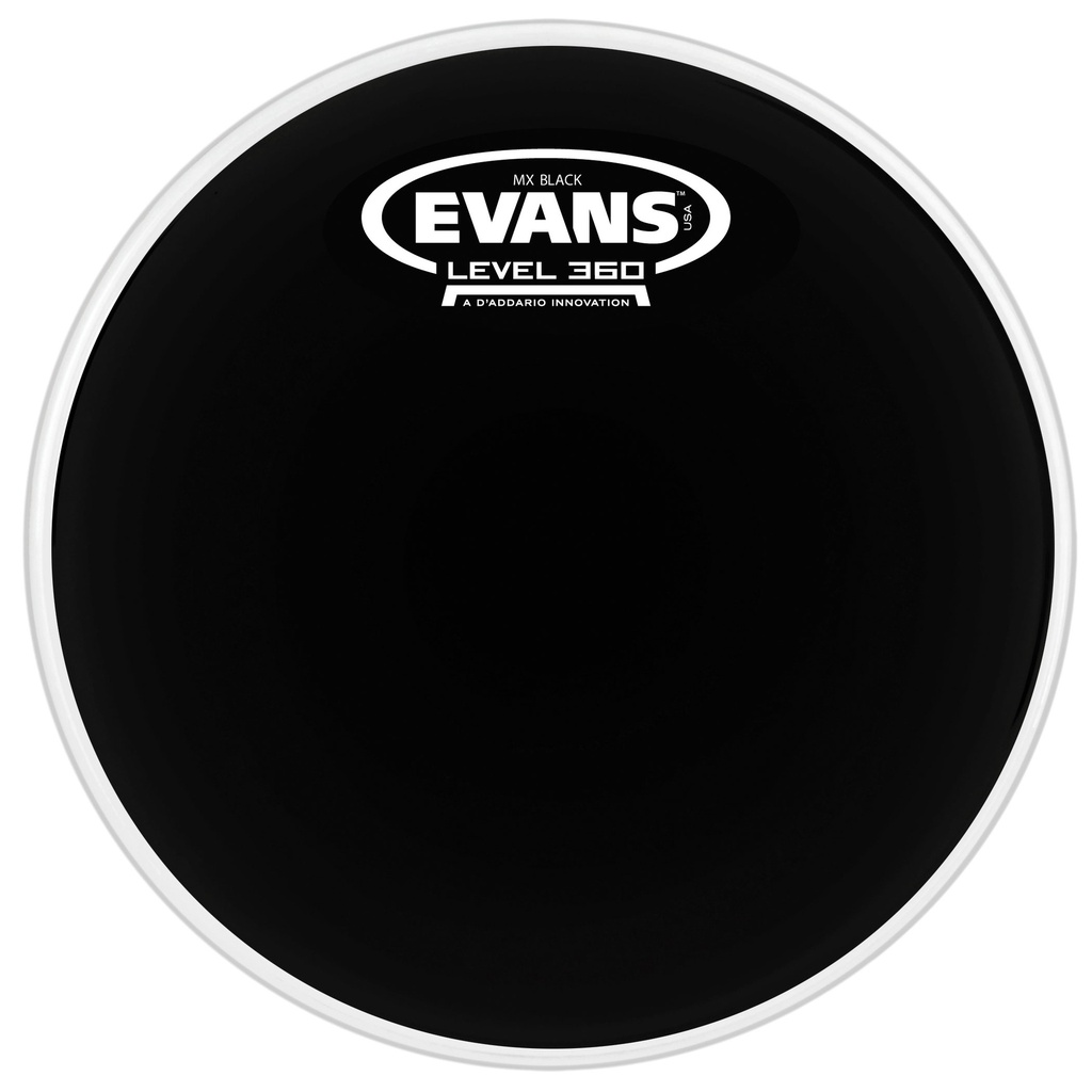 [TT06MXB] Evans 6" MX Black Marching Tenor Head