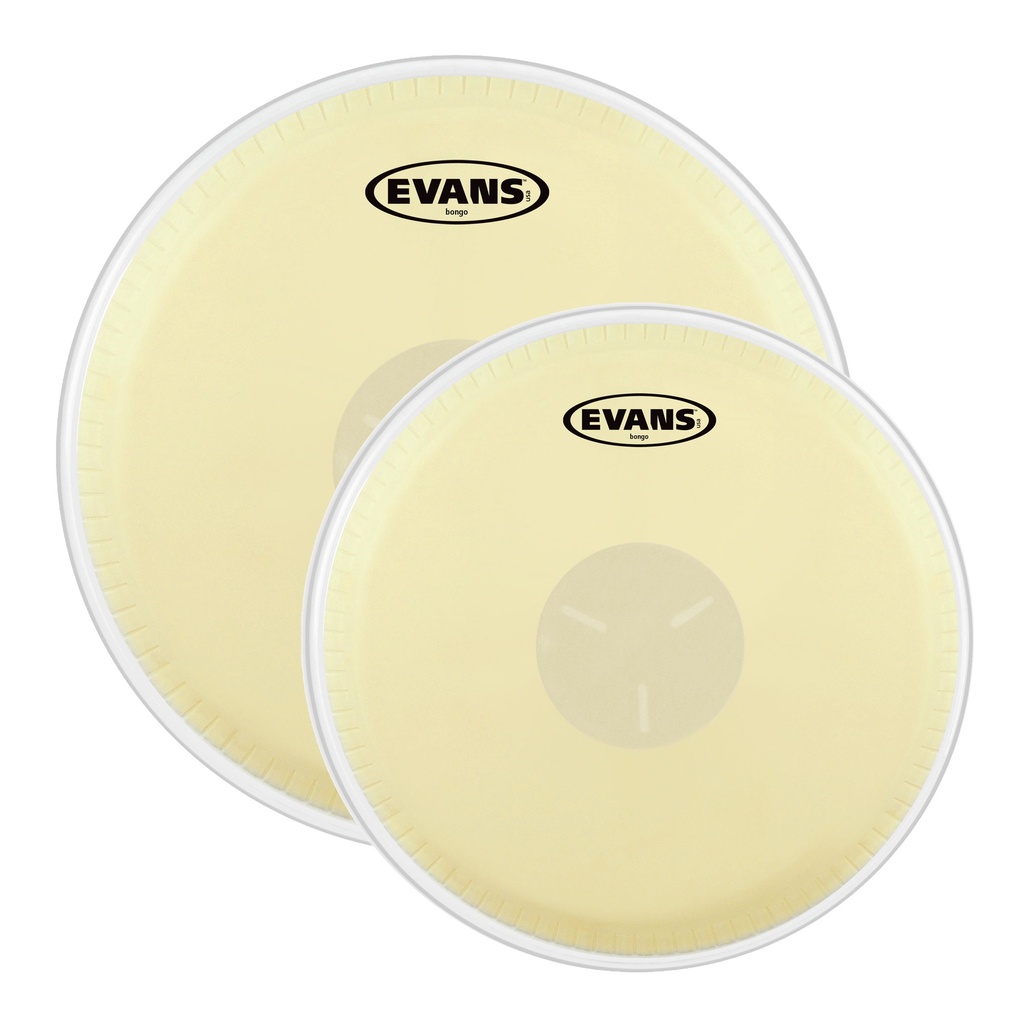 Evans 7.25" & 8-5/8" Tri-Center Bongo Head Pack