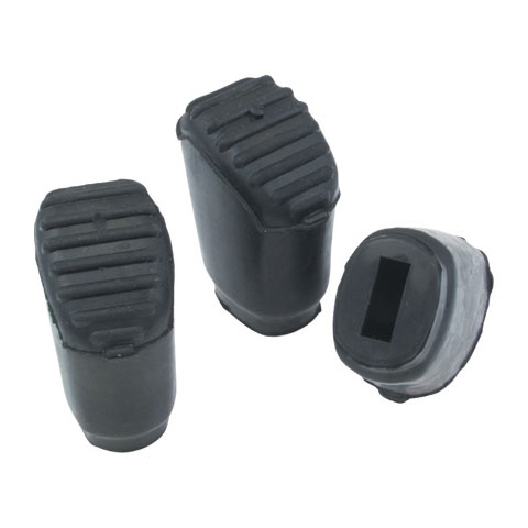 Gibraltar Rubber Feet for Double-Braced Legs 3 Pk