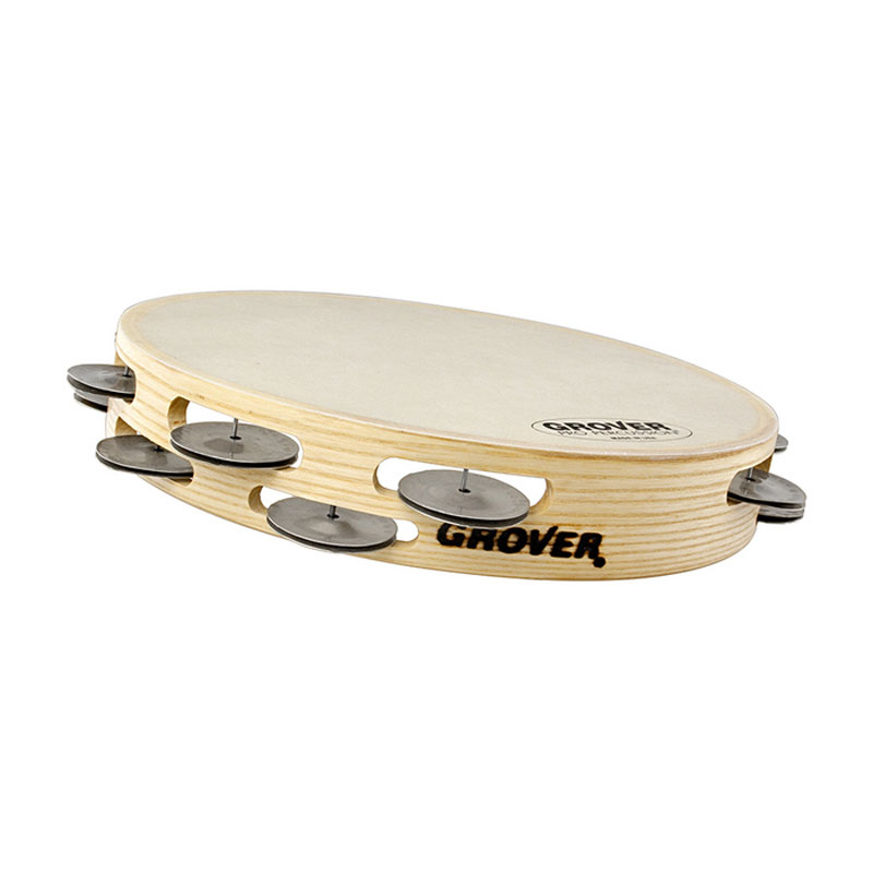Grover Pro 10" Bantamweight German Silver Tambourine