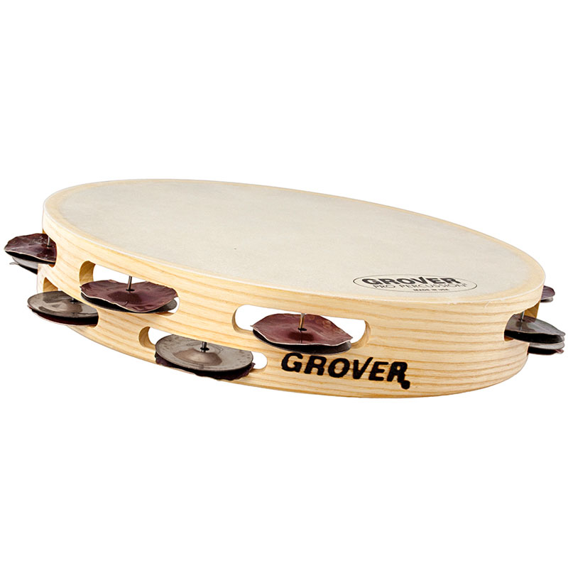 Grover Pro 10" Bantamweight Hybrid Silver Tambourine