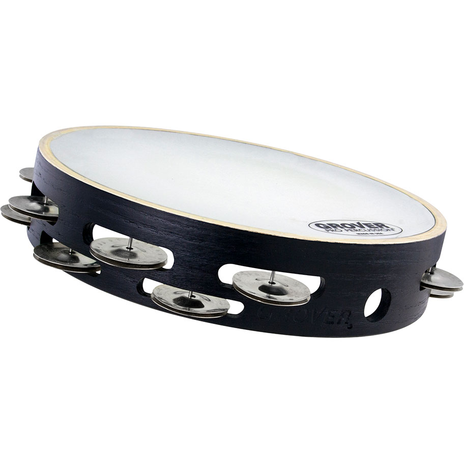 Grover Pro 10" Custom Silver Double-Row Tambourine