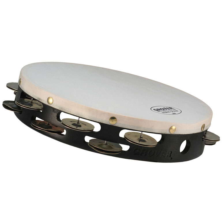 Grover Pro 10" Hybrid Silver Double-Row Tambourine