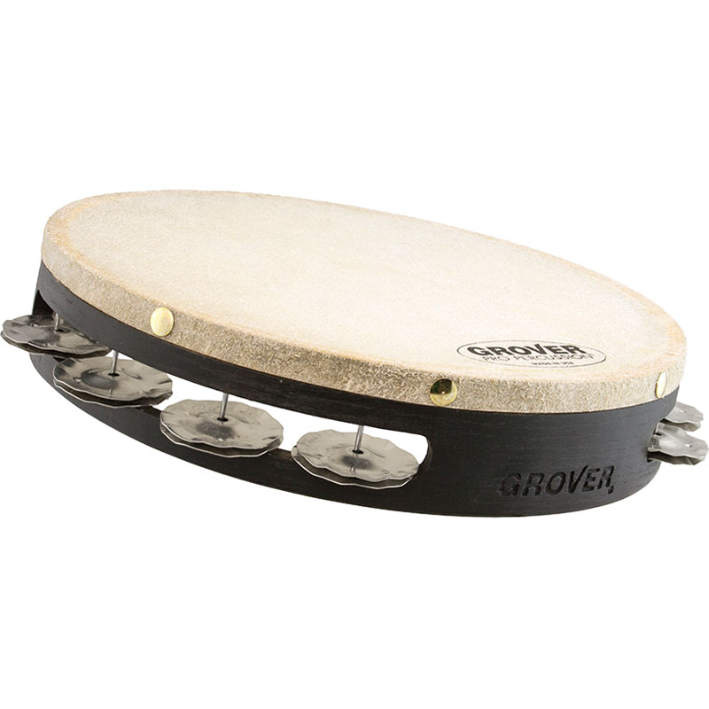Grover Pro 10" Single-Row Spanish Silver Tambourine