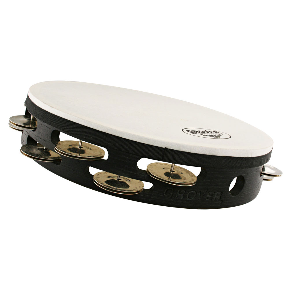 Grover Pro 10" Tunable Tambourine with Case and Key