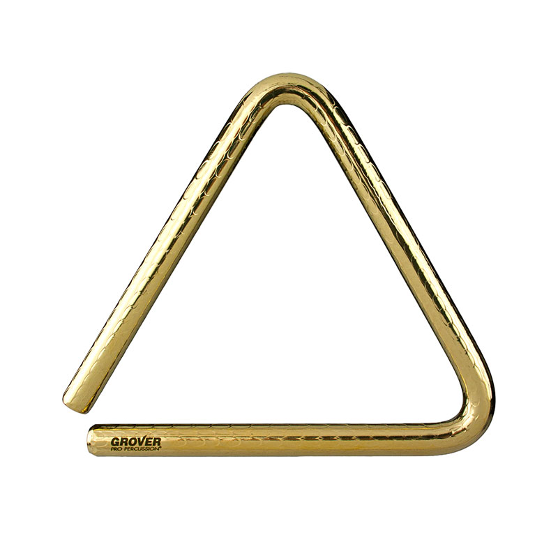 Grover Pro 7" Bronze Pro Hammered Triangle