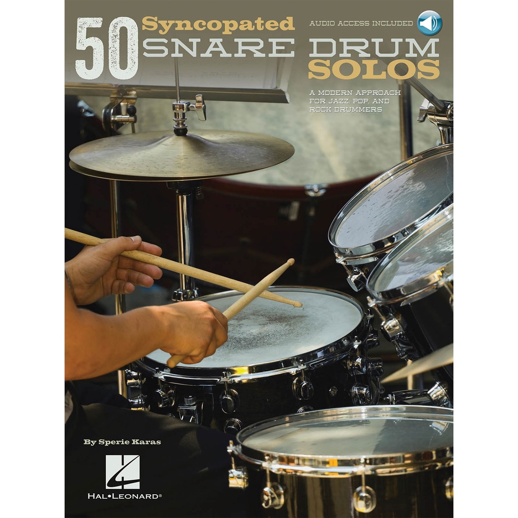 Hal Leonard 50 Syncopated Snare Drum Solos by Sperie Karas