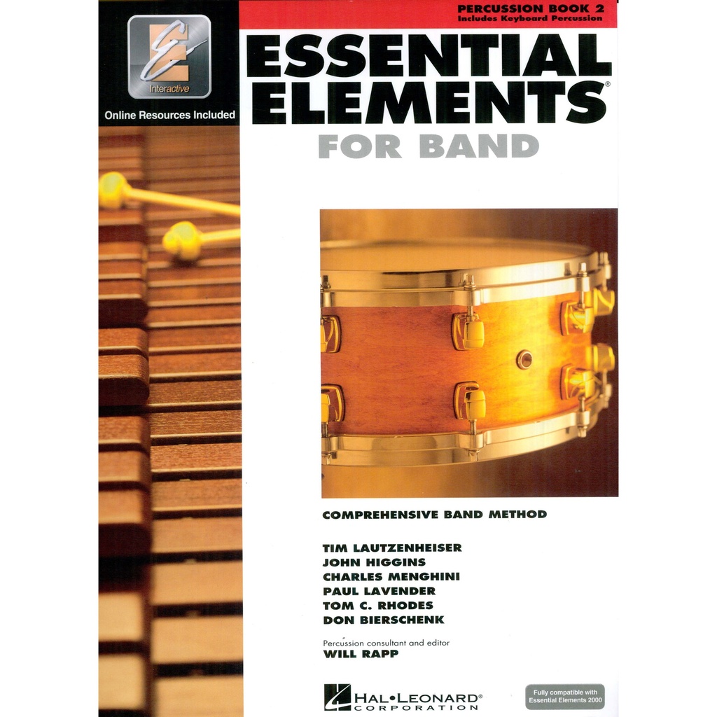 Hal Leonard Essential Elements for Band: Percussion Book 2