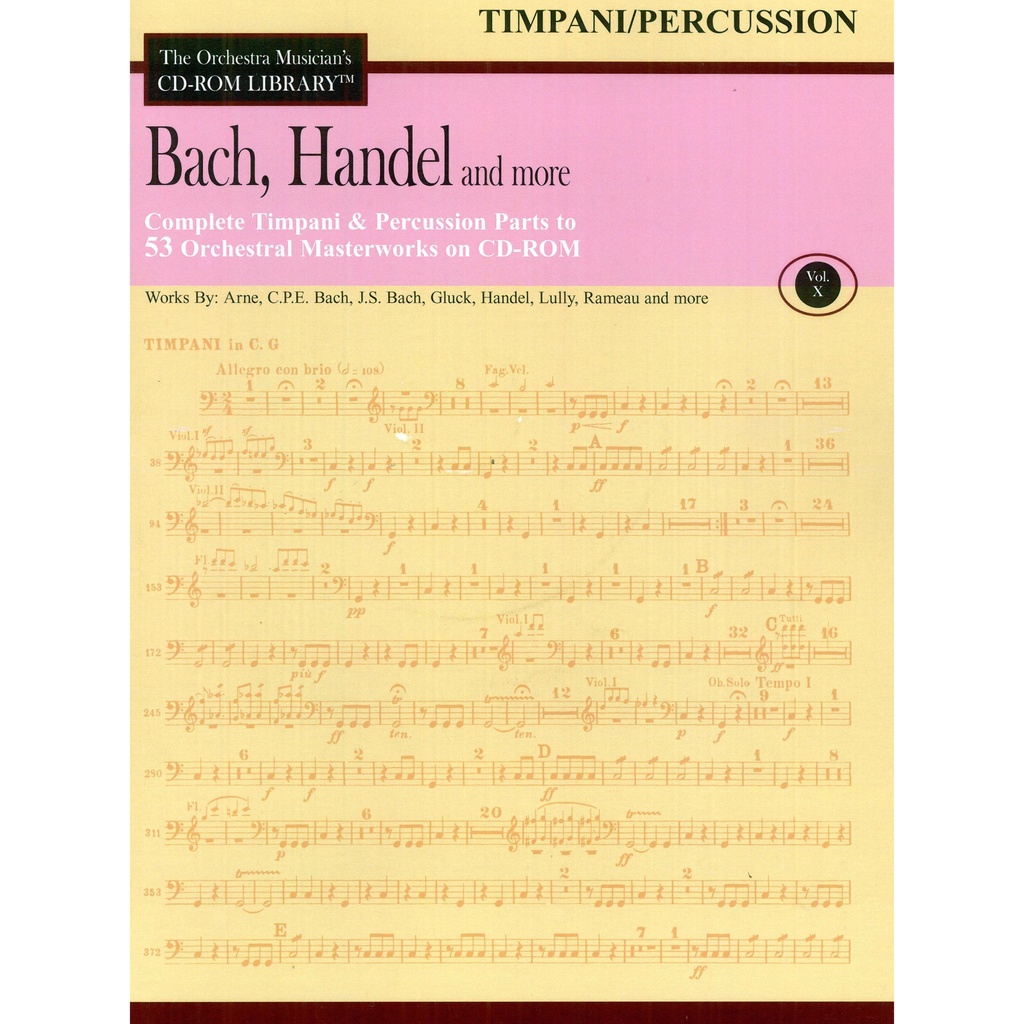 Hal Leonard Orchestra Musician's Library v.10 - Bach Handel and More