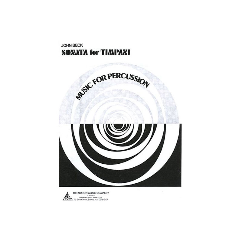 Hal Leonard Sonata for Timpani by John Beck