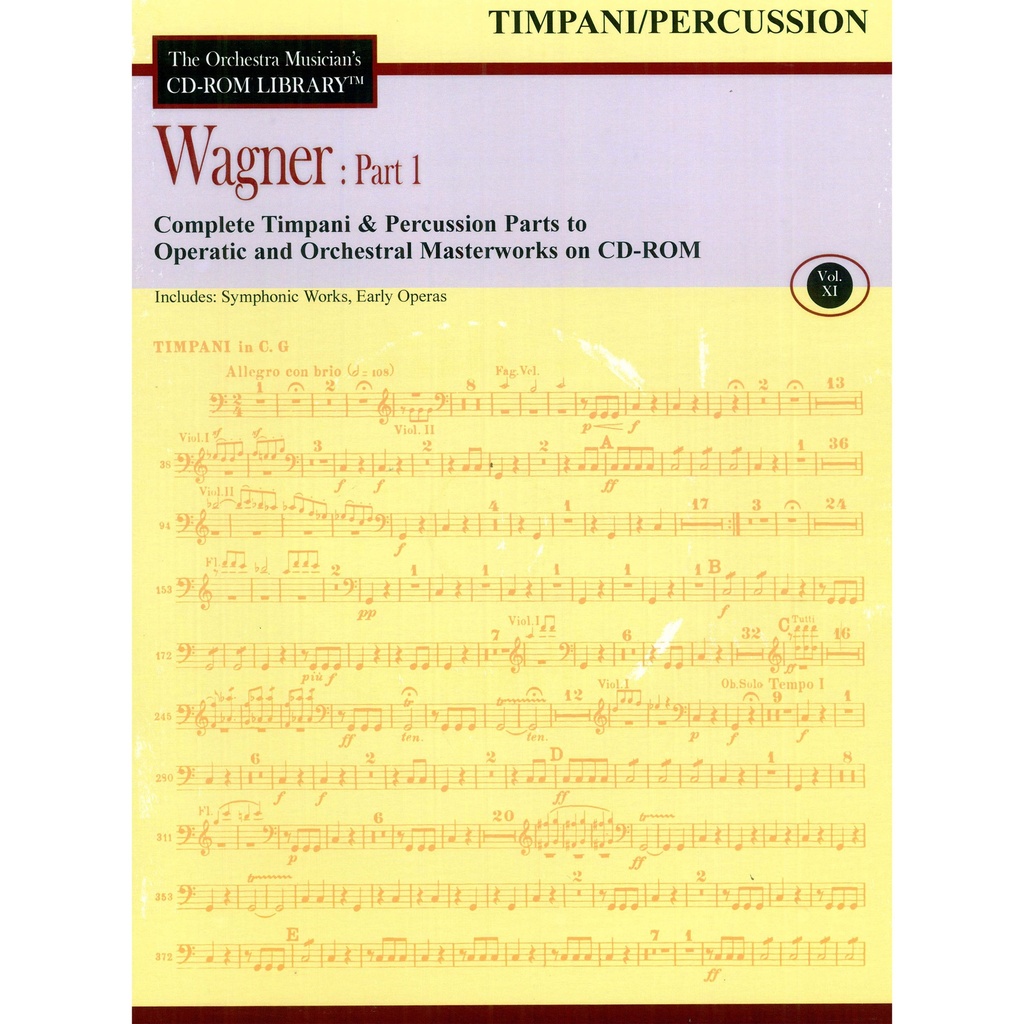 Hal Leonard The Orchestra Musician's Library v.11 - Wagner: Part 1