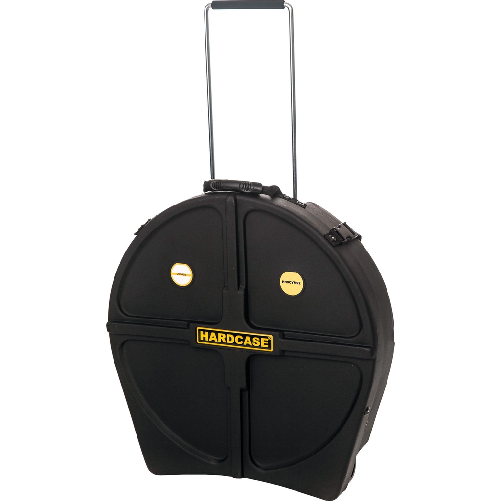 Hardcase 22" Cymbal Case with Retractable Tow Handle & Wheels