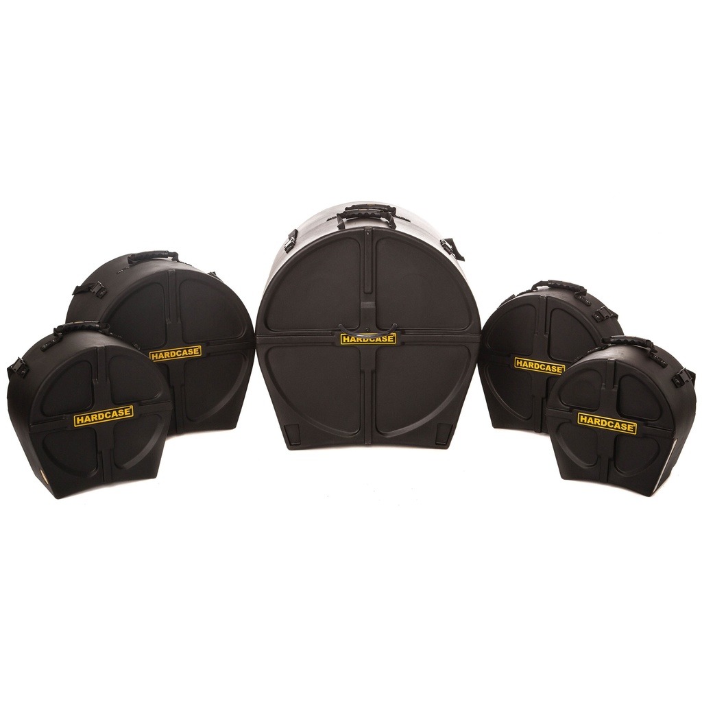 Hardcase Standard Drum Set Case Bundle (22B 12/13/16T 14S)