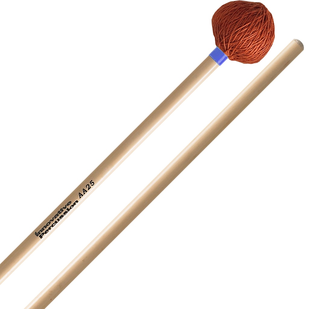[AA25] Innovative Percussion AA25 Rattan Series Medium Marimba/Vibraphone Mallets