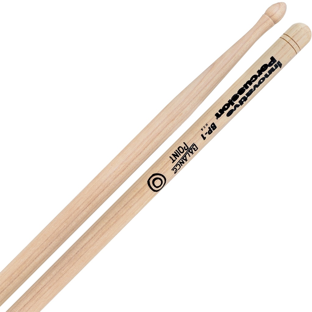 Innovative Percussion BP-1 Jim Riley Signature Balance Point Hickory Drum Sticks
