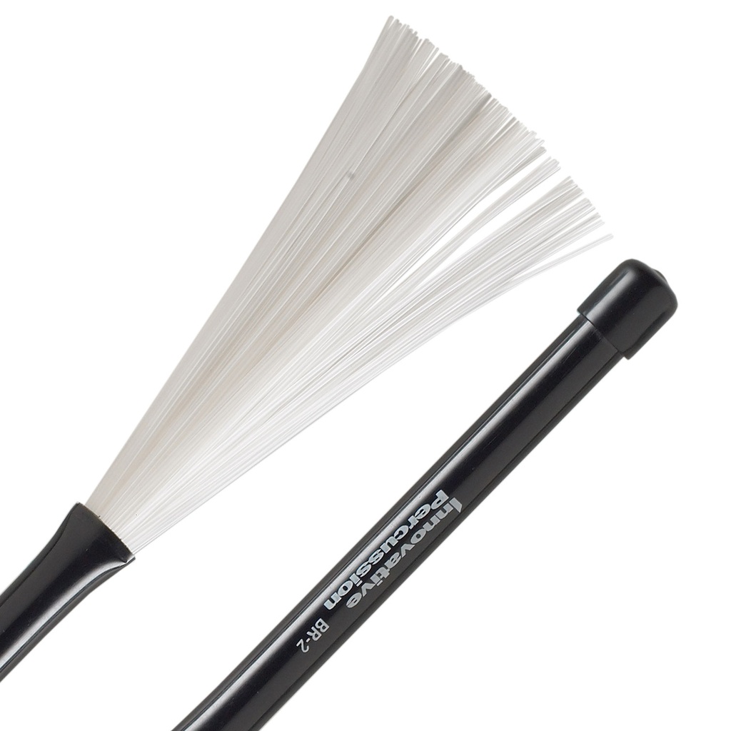 Innovative Percussion BR-2 Medium Retractable Plastic Brushes
