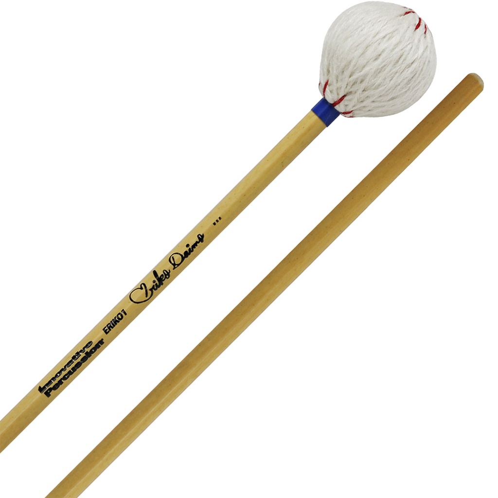 Innovative Percussion ERIKO1 Eriko Daimo Signature Ultra Bass Marimba Mallets w/ Rattan