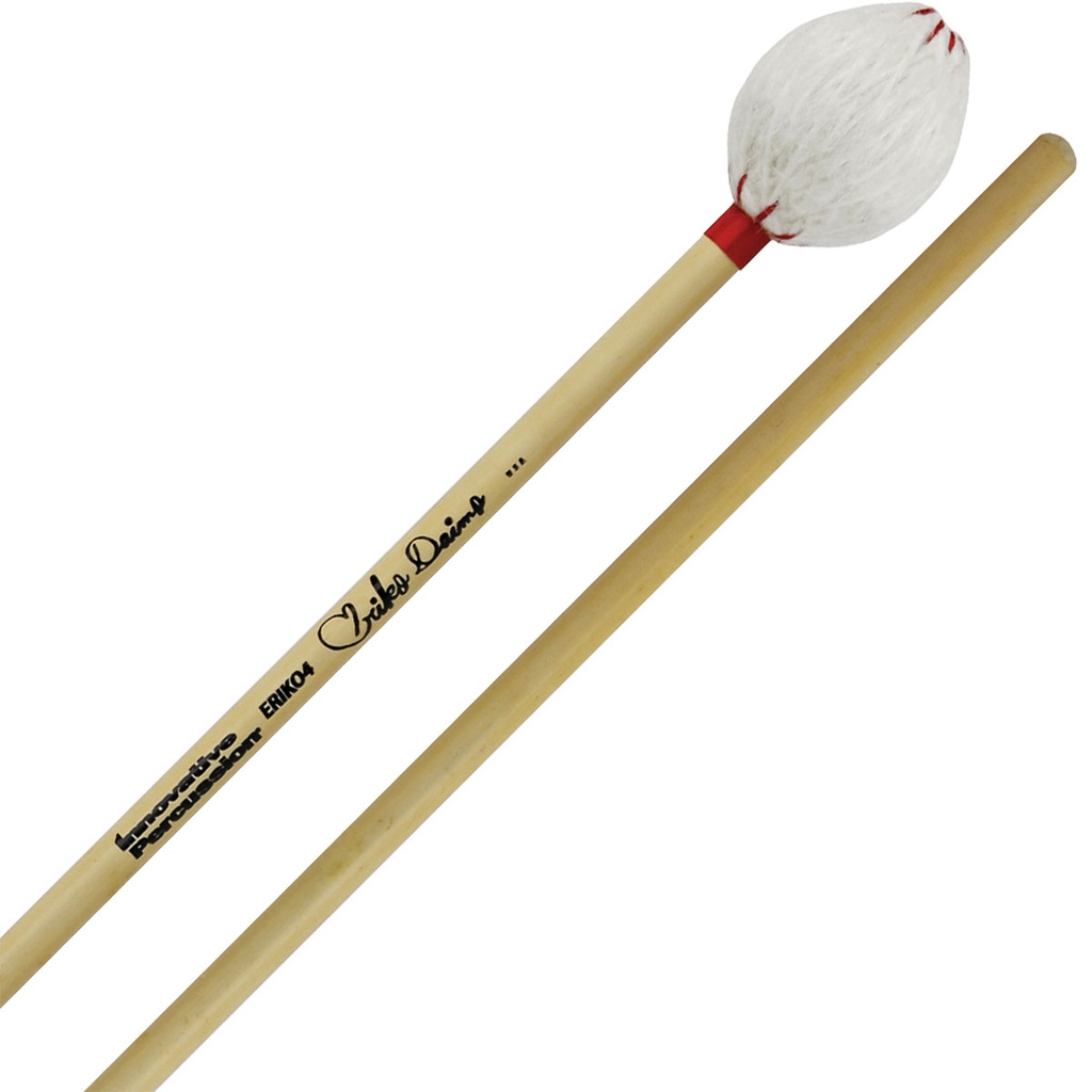 Innovative Percussion ERIKO4 Eriko Daimo Signature Medium Marimba Mallets w/ Rattan