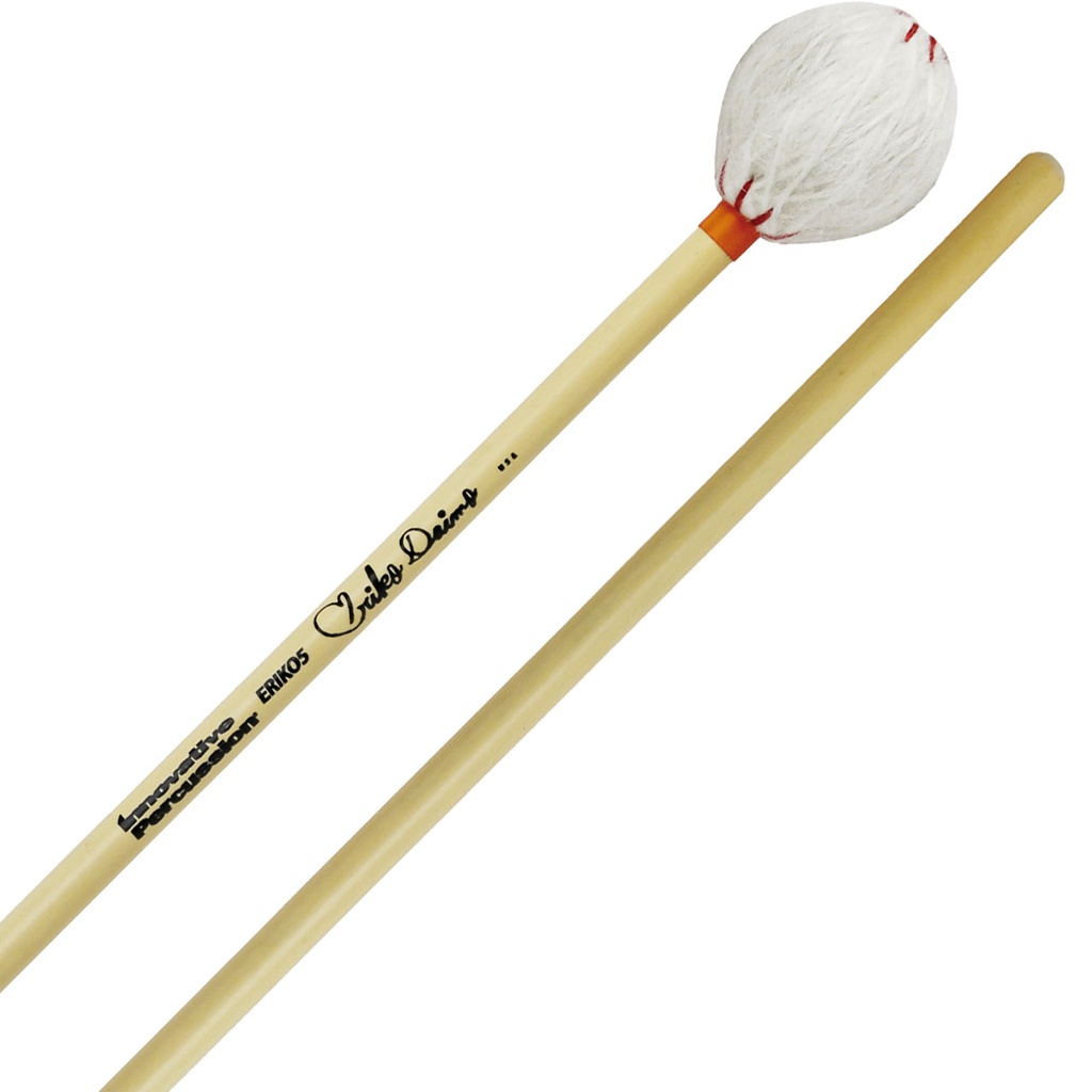 Innovative Percussion ERIKO5 Eriko Daimo Signature Medium Hard Marimba Mallets w/ Rattan