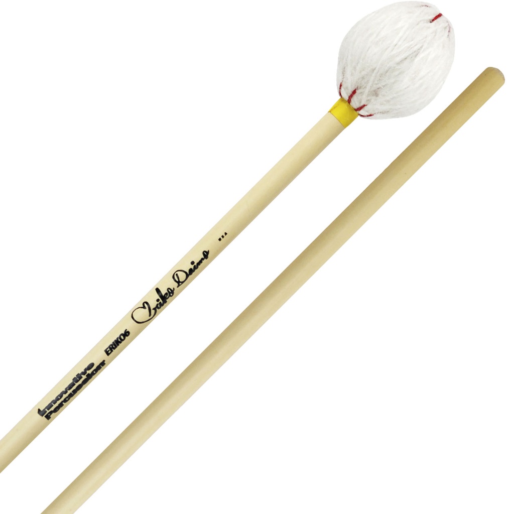 Innovative Percussion ERIKO6 Eriko Daimo Signature Hard Marimba Mallets w/ Rattan