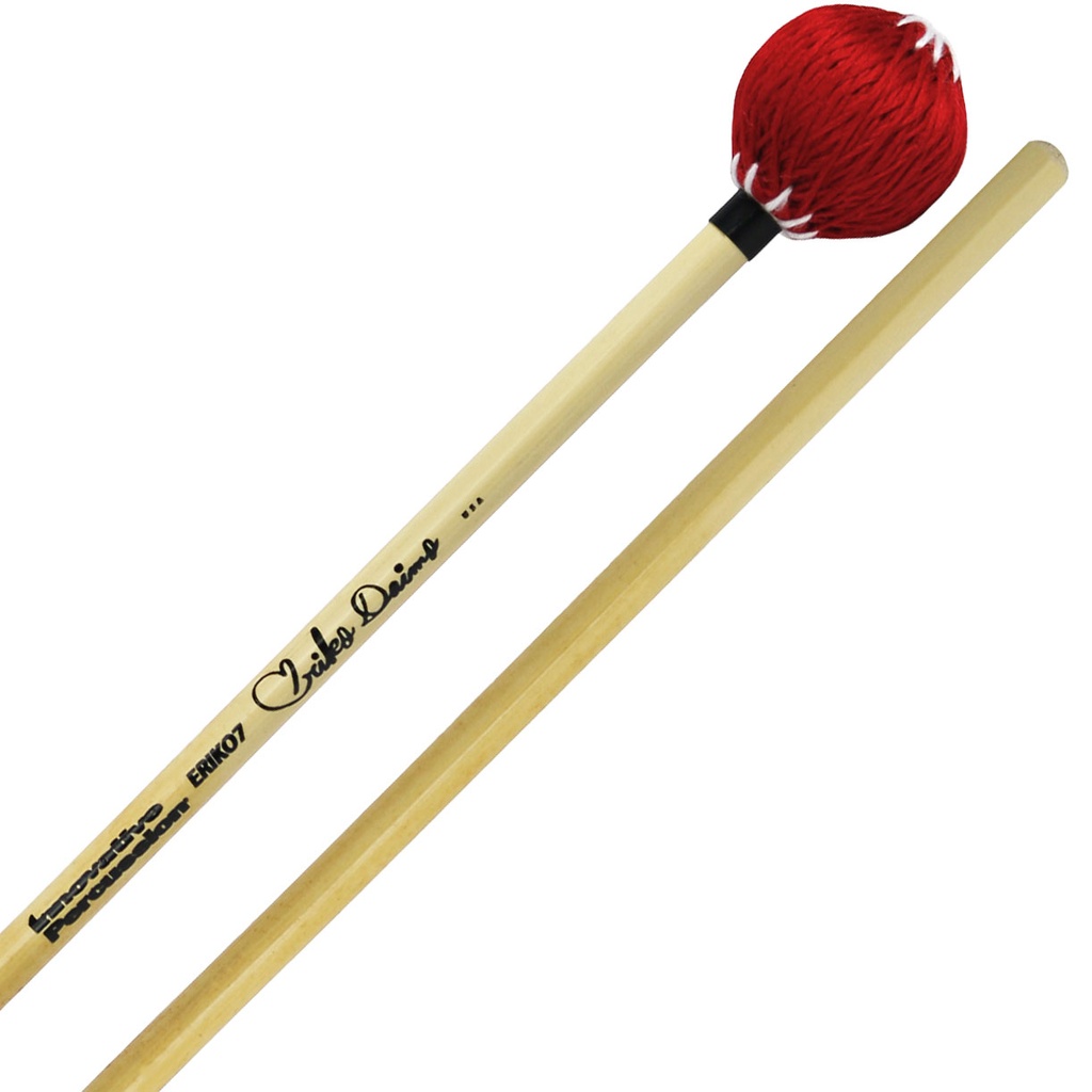 Innovative Percussion ERIKO7 Eriko Daimo Signature Medium Hard Marimba Mallets w/ Rattan