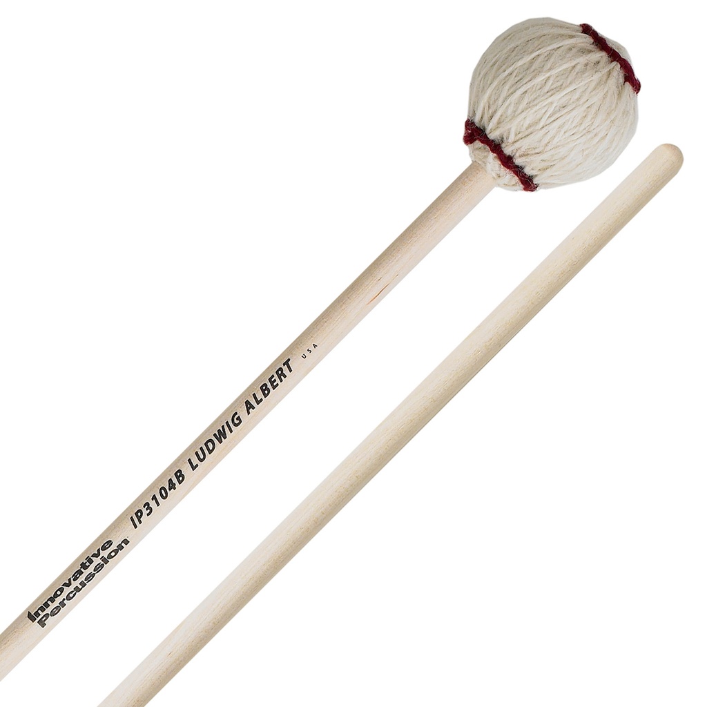 Innovative Percussion IP3104B Ludwig Albert Medium Soft Marimba Birch